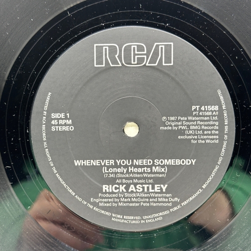 210 - A 12 inch vinyl album Rick Astley - Whenever You Need Somebody