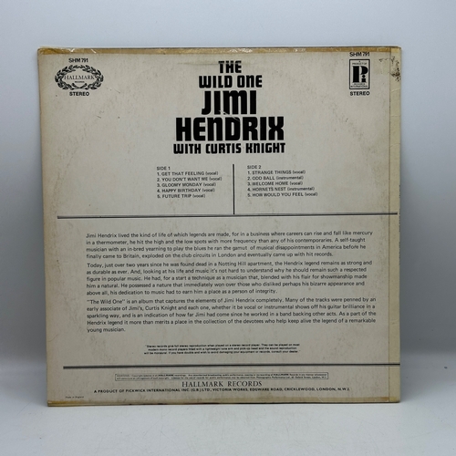 220 - A 12 inch vinyl album Jimi Hendrix with Curtis Knight - The Wild One