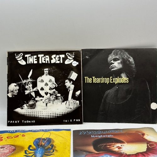 232 - 4x 7 inch single records - The Tea Set - Trix Pan, The B52's - Rock Lobster, Marillion - Kayleigh, T... 