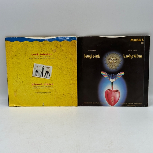 232 - 4x 7 inch single records - The Tea Set - Trix Pan, The B52's - Rock Lobster, Marillion - Kayleigh, T... 