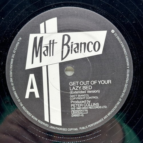 200 - A 12 inch vinyl album Matt Bianco - Get Out Of Your Lazy Bed