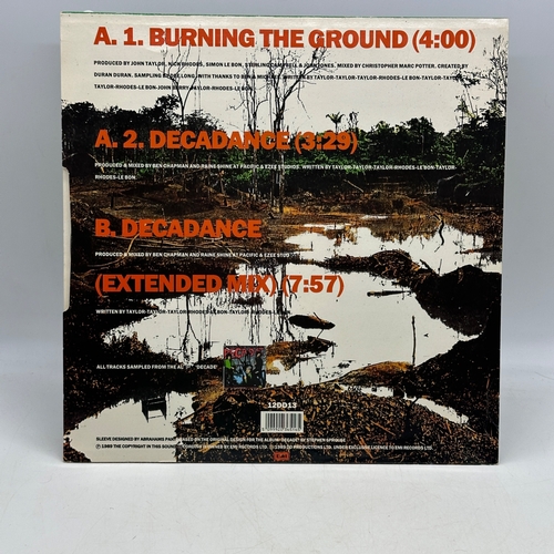 202 - A 12 inch vinyl album Duran Duran - Burning The Ground