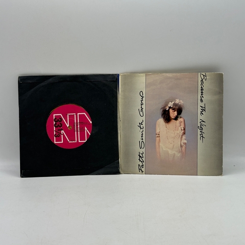 246 - 4x 7 inch single records - Rolling Stones - She Was Hot , NMEs Hat Trick - Sly & Robbie, Patti Smith... 