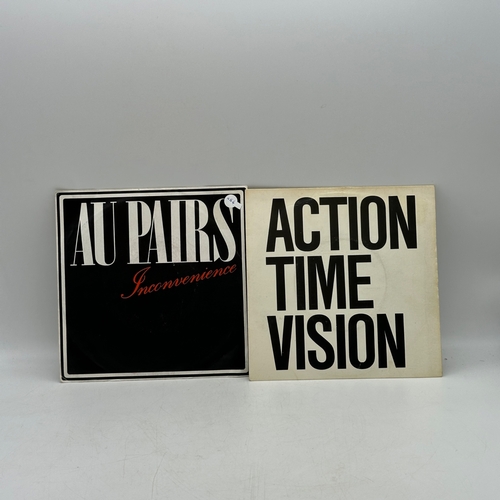 254 - 4x 7 inch single records - Au Pairs - Inconvenience, Alternative TV - Action Time Vision, ELO - Don'... 