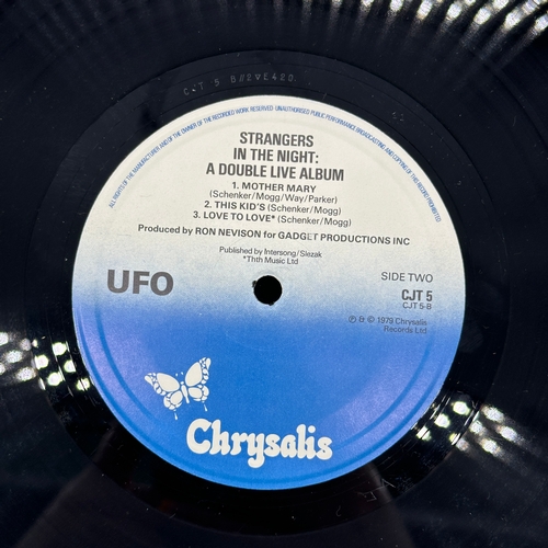 2 - A double 12 inch vinyl by UFO album - Strangers in the Night Live