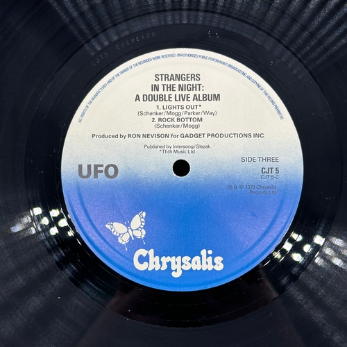 2 - A double 12 inch vinyl by UFO album - Strangers in the Night Live