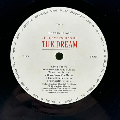 9 - A 12 inch vinyl album by Howard Devoto - Jerky Versions of the Dream