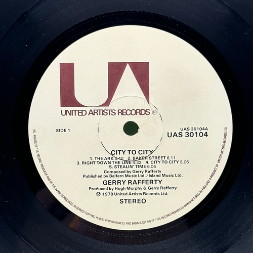 12 - A 12 inch vinyl album by Gerry Rafferty - City to City