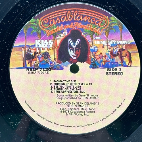 13 - A 12 inch vinyl album by Gene Simons KISS