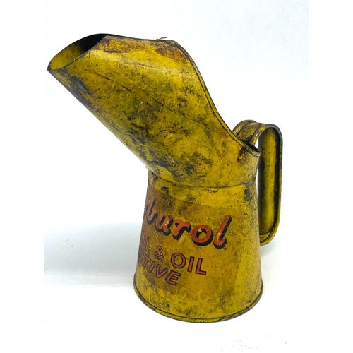 267 - A Carburol petrol & oil can, 7 1/2 inches high x 4 inches wide