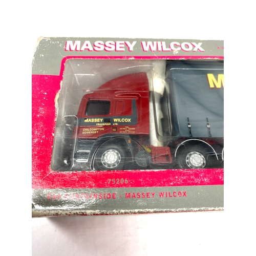 305 - A Corgi curtainside Massey Willox toy lorry, 75206 limited edition, never out the box but box has so... 