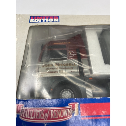 306 - A Corgi curtainside John Mitchell toy lorry, CC13409 limited edition, never out the box but box has ... 