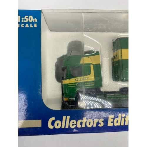 311 - A Universal Hobbies collectors toy lorry, Sparks transport, never out the box but box has some stora... 