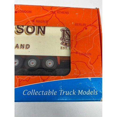 313 - A Tekno collectable toy lorry, Steven & Son ,  never out the box but box has some storage marks