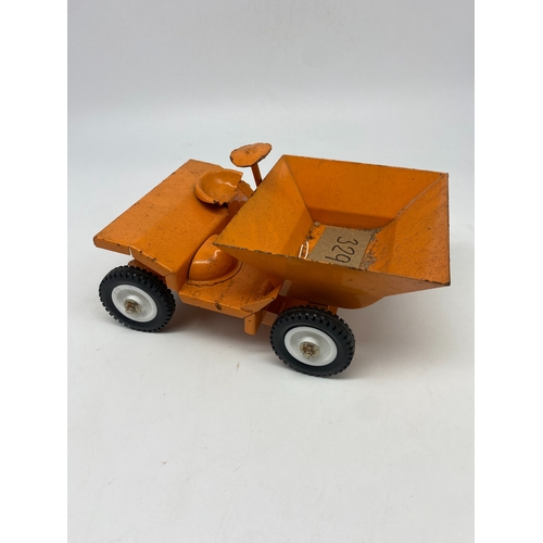 329 - A vintage Sutcliffe tin model dumper