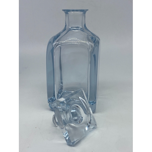 241 - A Strombergshytten glass decanter, no E228, signed on the base, exellent condition, 8 inches high wi... 