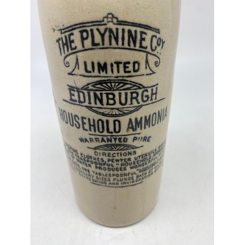 400 - A stone bottle, Edinburgh ammonia