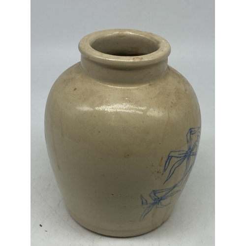 419 - A large stone jar