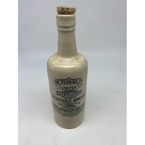 400 - A stone bottle, Edinburgh ammonia