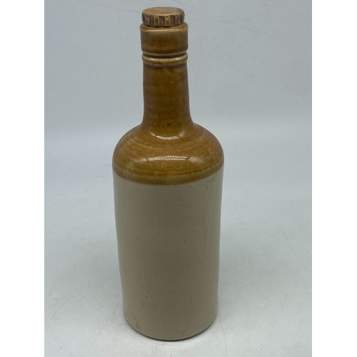 410 - A Ross Brothers Edinburgh stone ginger beer bottle