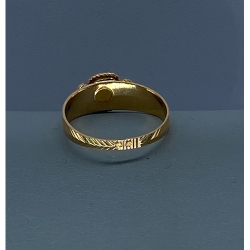 57 - A yellow gold citrine dress ring, gold is hallmarked 800 being a Portuguese hallmark, hallmark is on... 