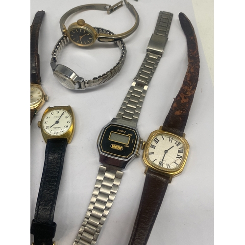 296 - A mixed lot of ladies watches