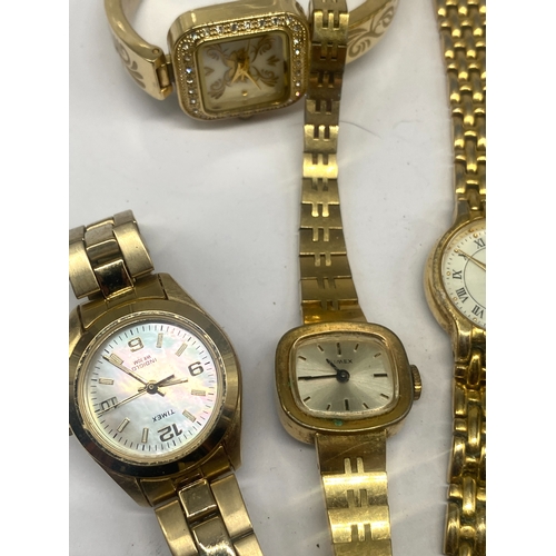 296 - A mixed lot of ladies watches