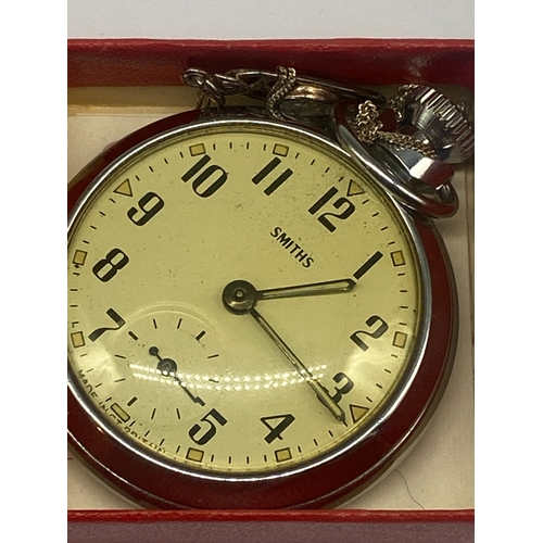 316 - An original Smiths pocket watch, comes in original box