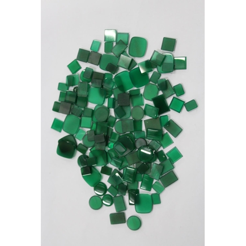 1004 - A small group of chrysoprase stones.