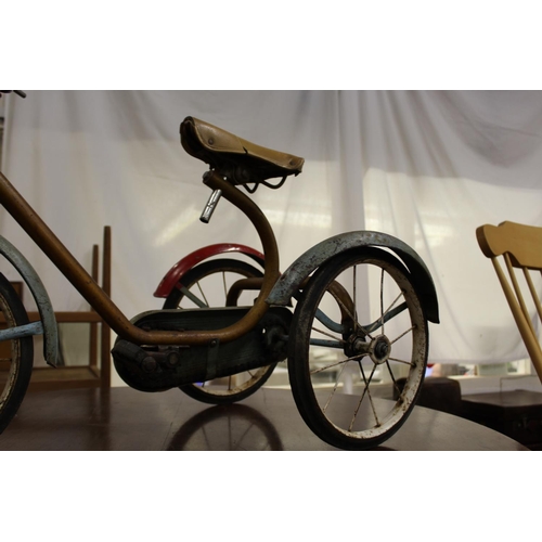 160 - A child's tricycle.