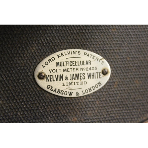 45 - A Kelvin and James White Ltd voltmeter.