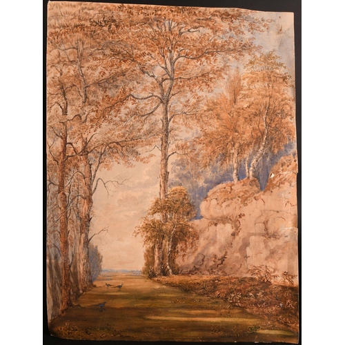 112 - 19th Century English School. Two Large Format Watercolours of Pastoral Scenes. 24
