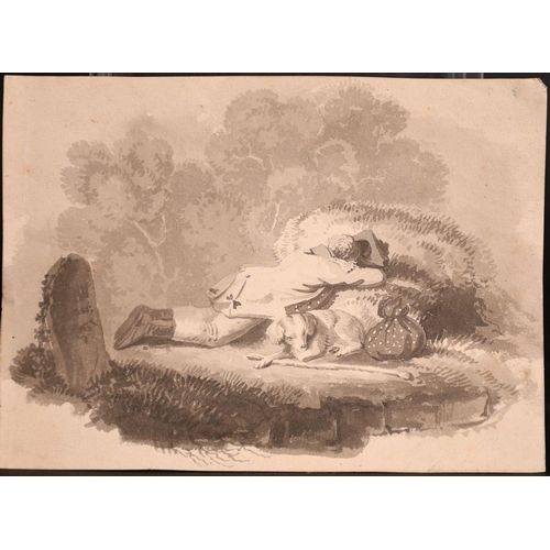 68 - A collection of mainly 19th century, pen, ink & wash and pencil drawings, various subjects, (qty)