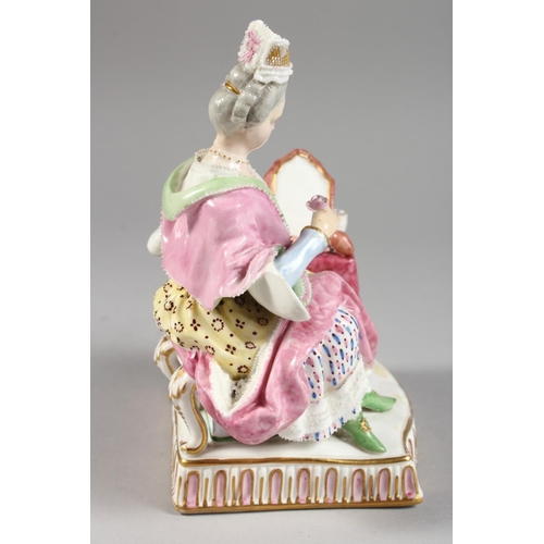 1115 - A MEISSEN PORCELAIN SENSES GROUP 