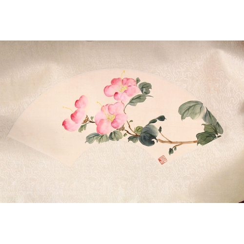 520 - A GOOD 20TH CENTURY CHINESE SCROLL PAINTING, depicting a tree large white blossom, signed and with t... 