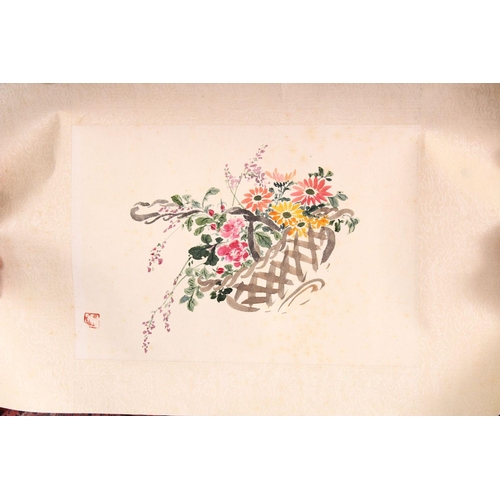 520 - A GOOD 20TH CENTURY CHINESE SCROLL PAINTING, depicting a tree large white blossom, signed and with t... 