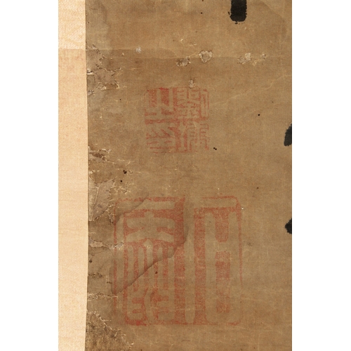 535 - A QUANTITY OF ASSORTED SCROLL PAINTINGS, various sizes.