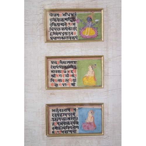 860 - A COLLECTION OF FOUR EARLY 15TH-16TH CENTURY MANUSCRIPTS, all framed and glazed and various signed.