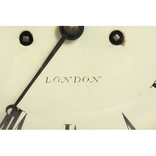 375 - A REGENCY ROSEWOOD BRACKET CLOCK by JOHN PYKE, LONDON, white circular dial, eight-day movement, stri... 