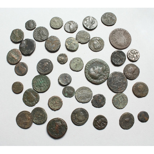 787 - A SMALL QUANTITY OF EARLY ROMAN AND GREEK CLASSIC MAUNDY COINS (40)