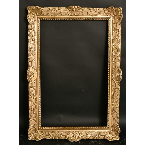 1 - A 19th century carved wood frame, rebate size, 16