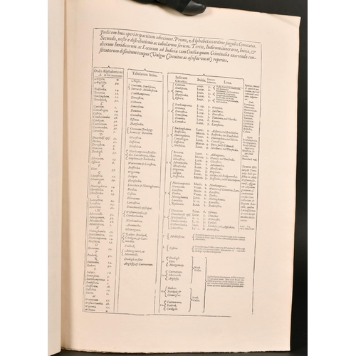139 - After Christopher Saxton, The frontispiece along with the preliminary pages for an atlas of England ... 