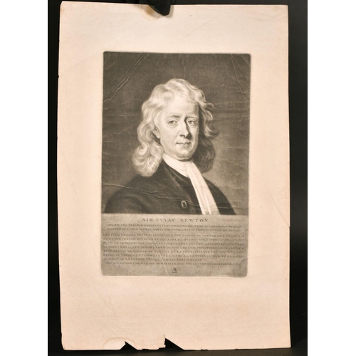 141 - James Macardell, 'Sir Isaac Newton', Mezzotint, 10.5