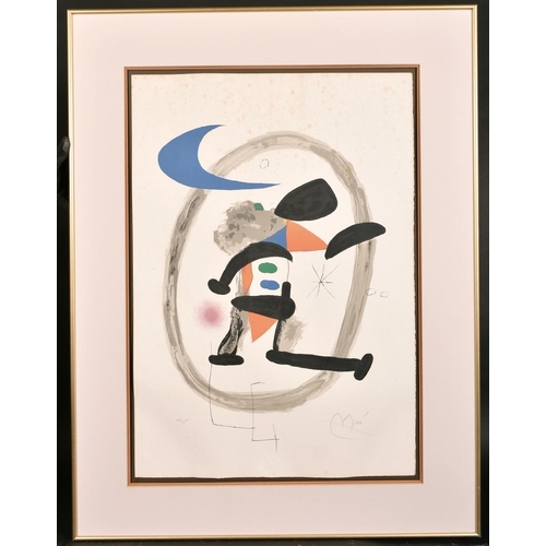 157 - Joan Miro (1893-1983) Spanish, 'Blue Moon' A lithograph in colours, signed in pencil and numbered 48... 