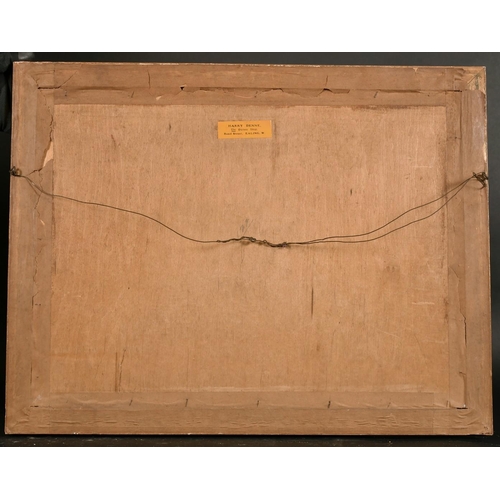 174 - 19th/20th century school, A view of a cove with sailboats beyond, watercolour, 13