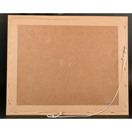 177 - Emile Axel Krause (1871-1945) British, a scene of a harbour entrance, with a town beyond, watercolou... 