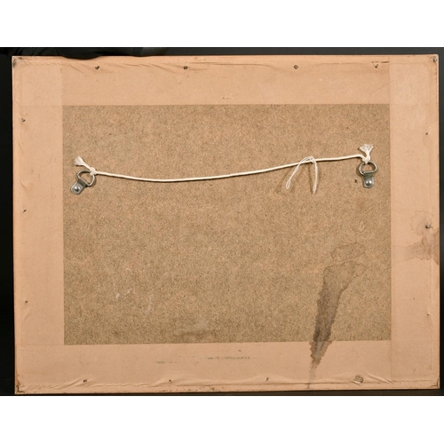 181 - English school, still life of mixed flowers in a jug, watercolour, indistinctly signed, 8