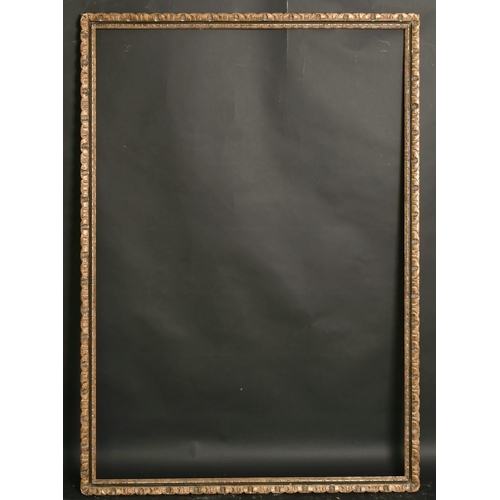 19 - A 20th century carved wood frame, wide rebate 36