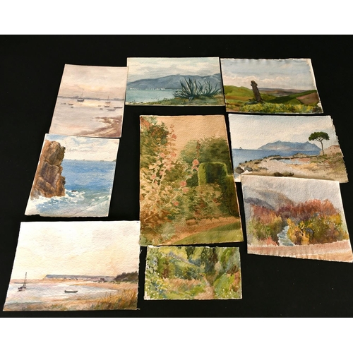 198 - A + F Eastwood, A collection of watercolour sketches, some signed, all around 7