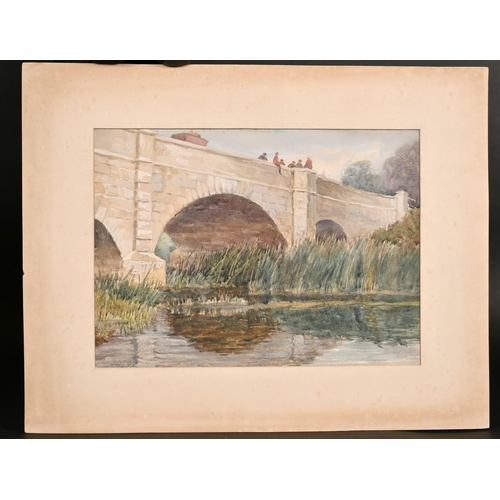 200 - Wilfred Rene Wood, A coastal scene along with two others by the same hand, signed, all 9.5